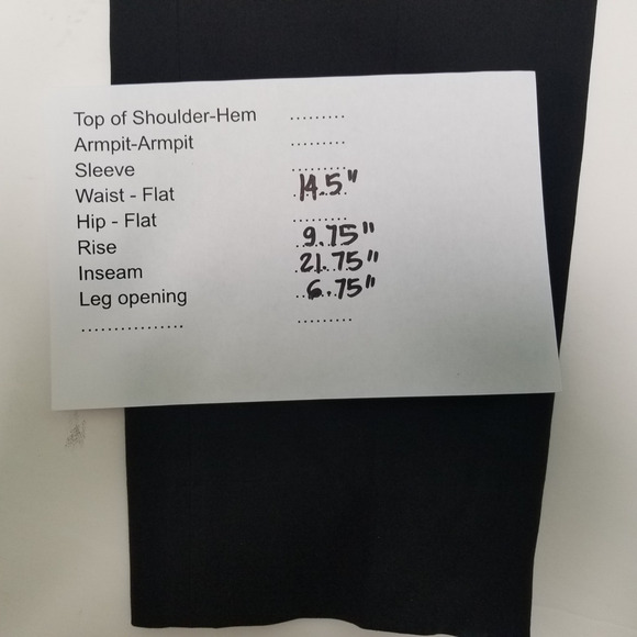 Piazza Sempione Audrey Capri Pants 42 IT Women’s Cotton Black Stretch US 6 - Picture 9 of 9